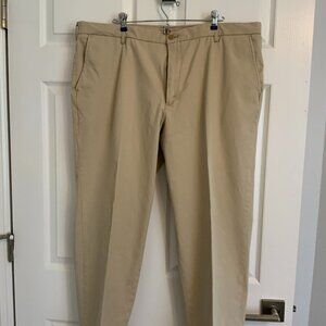 Izod Saltwater Chino Pants Mens 42 X 30 Khaki Classic Leg